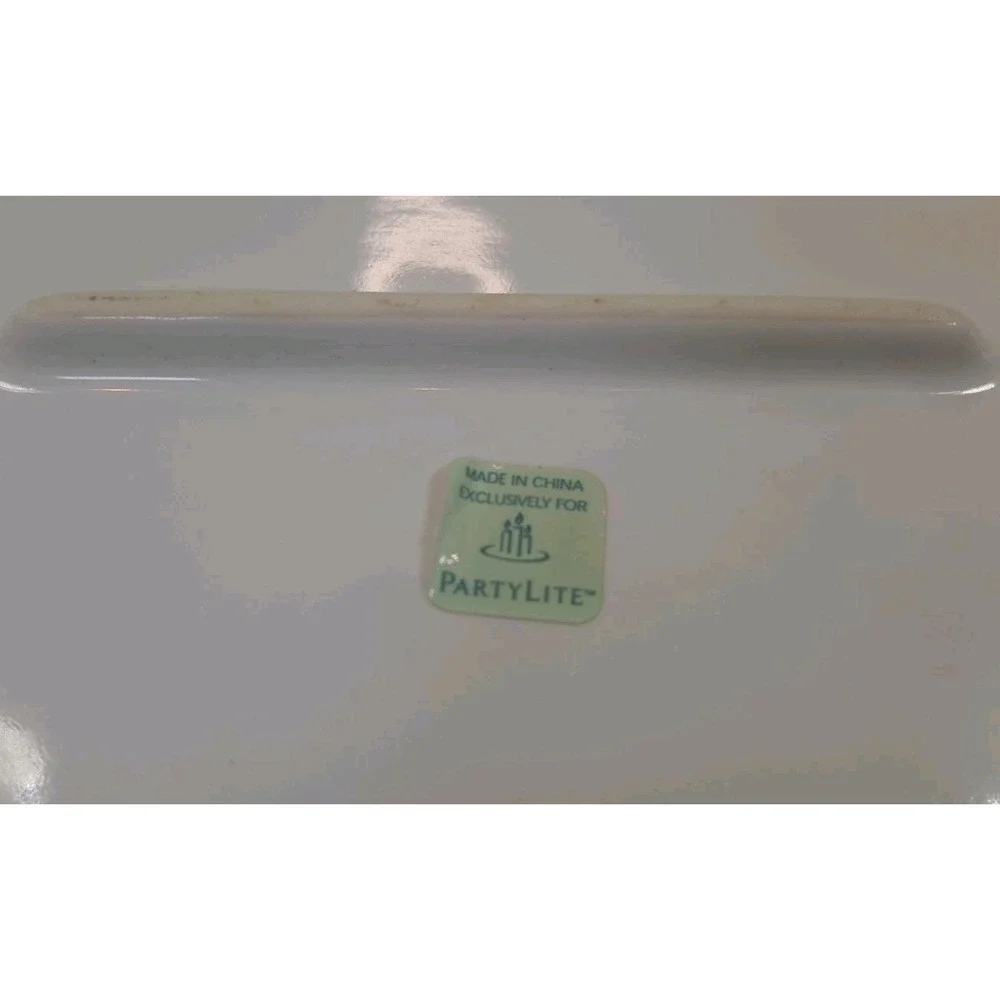 Partylite Ceramic Platter Summerfest Collection Lemons Limes Watermelon‎ Oranges